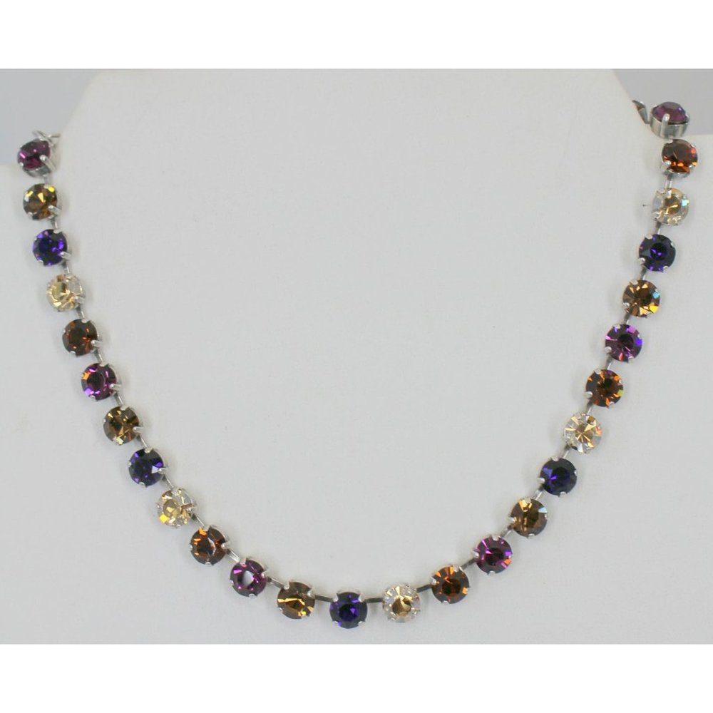 Mariana Faith Tennis Style Crystal Necklace